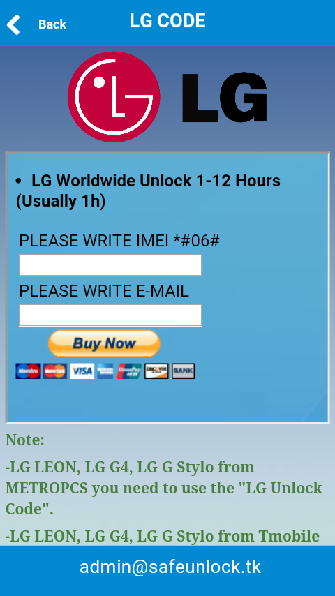 Free Unlock Code For Lg K10